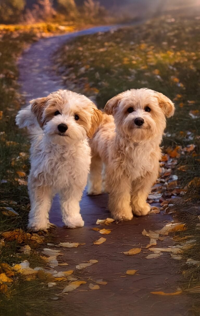 dogs, puppies, domestic animals, maltipoo