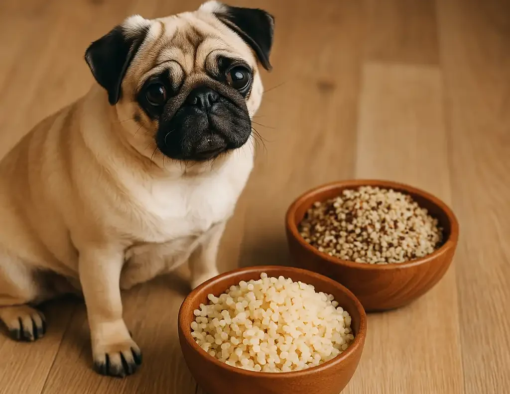 dog quinoa brown rice